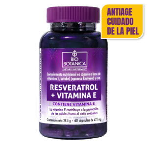 Resveratrol + Vitamina E – Escudo antiedad que tu piel y mente agradecerán